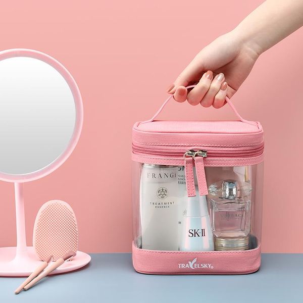 bathroom storage & organization travel splicing transparent cosmetic bag large cylinder waterproof wash capacity organizer
bathroom storage & organization travel splicing transparent cosmetic bag large cylinder waterproof wash capacity organizer