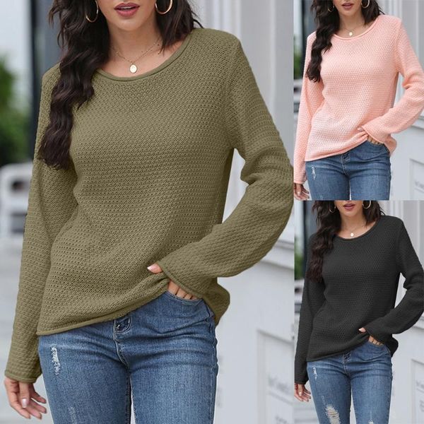 women's sweaters fashion solid knitted sweater casual autumn winter bottoming o-neck pullover ladies female women long sleeve blusas j, White;black
women's sweaters fashion solid knitted sweater casual autumn winter bottoming o-neck pullover ladies female women long sleeve blusas j, White;black