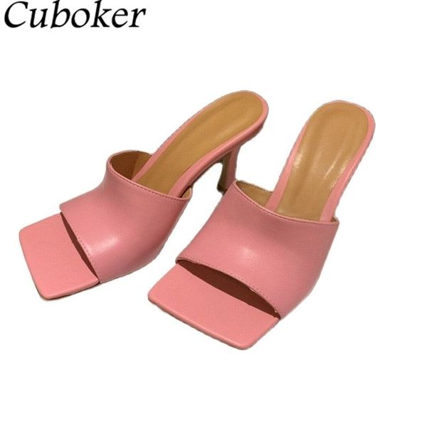 75% off factory outlet slippers woman thin high heels square toe leather slides pink summer ladies mules runway party dress shoes women muje, Black
75% off factory outlet slippers woman thin high heels square toe leather slides pink summer ladies mules runway party dress shoes women muje, Black