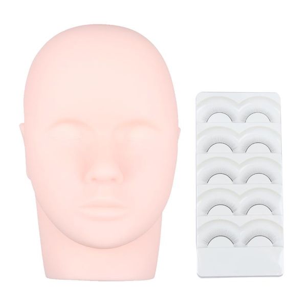 false eyelashes 1 set eyelash extension accessories silicone practice head fake grafting trainer kit for home store
false eyelashes 1 set eyelash extension accessories silicone practice head fake grafting trainer kit for home store