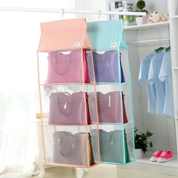 3/4 layers hanging handbag storage bags wardrobe closet dust-proof organizer boxes & bins
3/4 layers hanging handbag storage bags wardrobe closet dust-proof organizer boxes & bins