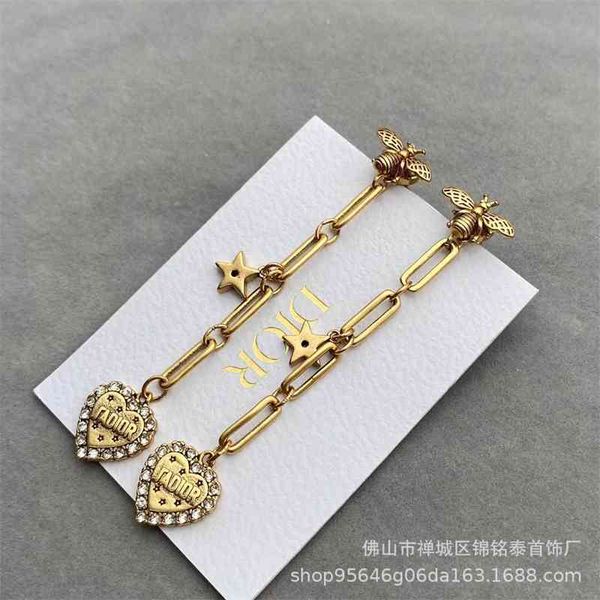 buy 75% off new heart-shaped bee tassel long earrings s925 silver needle earrings female jewelry, Black
buy 75% off new heart-shaped bee tassel long earrings s925 silver needle earrings female jewelry, Black