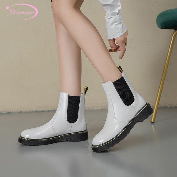 boots street style round toe ankle fashion color matching stretch platform black white low-heel motorcycle women's shoes
boots street style round toe ankle fashion color matching stretch platform black white low-heel motorcycle women's shoes