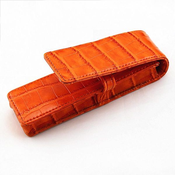 two pen-packed kraft pen bags separated by two-sided leather of pure-color stationery case pencil
two pen-packed kraft pen bags separated by two-sided leather of pure-color stationery case pencil