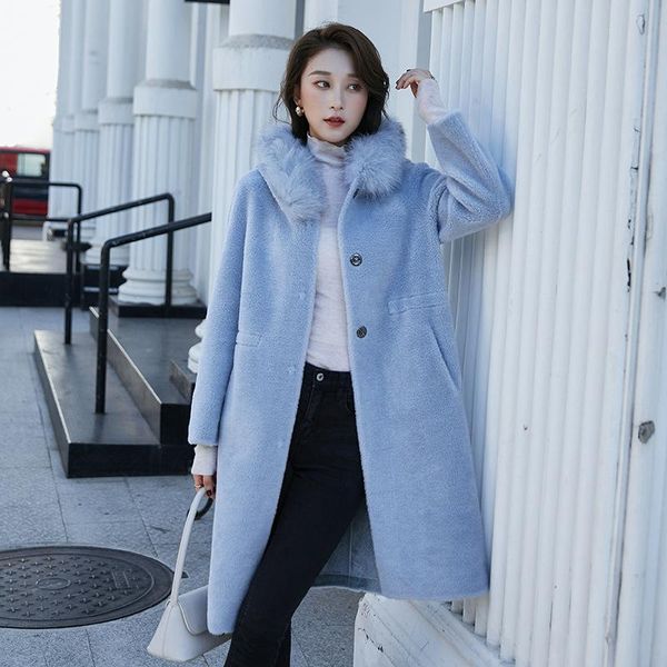 Women's Fur & Faux High Quality Collar Hooded Wool Coat 2021 Autumn And Winter Fashion Sheep Shearing Long Jacket Large Size 3XL, Black
Women's Fur & Faux High Quality Collar Hooded Wool Coat 2021 Autumn And Winter Fashion Sheep Shearing Long Jacket Large Size 3XL, Black