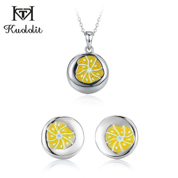 kuololit enamel jewelry set for girl kid solid 925 sterling silver orange pendant necklace earrings women party gifts bracelet, &, Black
kuololit enamel jewelry set for girl kid solid 925 sterling silver orange pendant necklace earrings women party gifts bracelet, &, Black