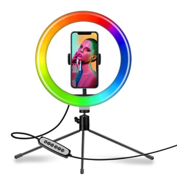 flash heads 10inch rgb fill pography lighting phone ringlight tripod stand po led selfie ring light 360°rotating lamp for youtube live
flash heads 10inch rgb fill pography lighting phone ringlight tripod stand po led selfie ring light 360°rotating lamp for youtube live
