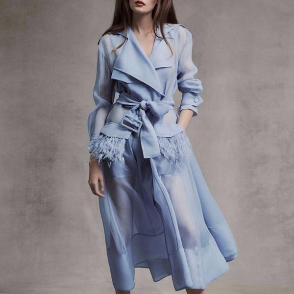 casual dresses pockets party women long sleeve feather female elegant clothes voile lace up windbreaker dress, Black;gray
casual dresses pockets party women long sleeve feather female elegant clothes voile lace up windbreaker dress, Black;gray