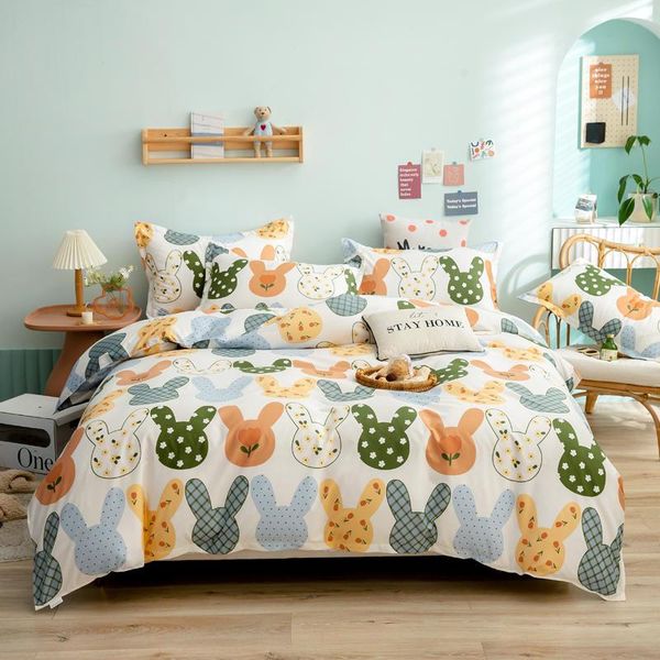 bedding sets set for kids rabbits printed cartoon duvet cover single//king size bed sheet double
bedding sets set for kids rabbits printed cartoon duvet cover single//king size bed sheet double