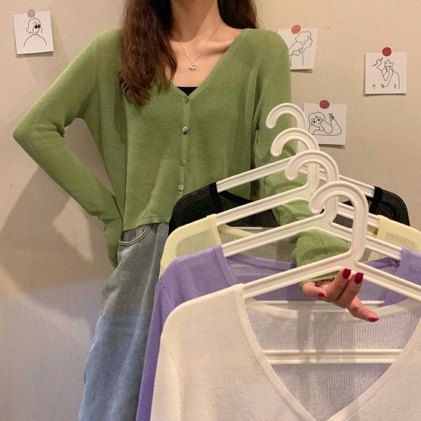 women's knits & tees 2021 solid open stitch sweater knitted thin korean fashion women clothes loose long sleeve knitwear summer, White
women's knits & tees 2021 solid open stitch sweater knitted thin korean fashion women clothes loose long sleeve knitwear summer, White
