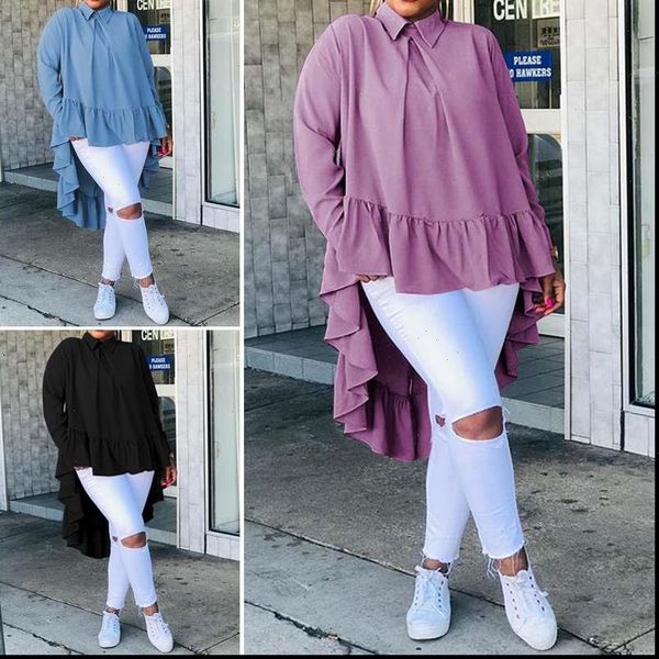 sprig winter women shirts lapel collar long sleeve celmia blouse office ruffled hem back buttons soild shirt blusas 7, White
sprig winter women shirts lapel collar long sleeve celmia blouse office ruffled hem back buttons soild shirt blusas 7, White