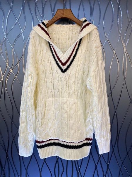 women's sweaters hooded 2021 autumn winter casual knitwear women color block knitting pocket deco long sleeve white black jumpers
women's sweaters hooded 2021 autumn winter casual knitwear women color block knitting pocket deco long sleeve white black jumpers