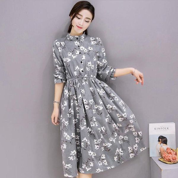 casual dresses nefeilike winter spring dress women stand collar high waist floral print corduroy warm lolita, Black;gray
casual dresses nefeilike winter spring dress women stand collar high waist floral print corduroy warm lolita, Black;gray