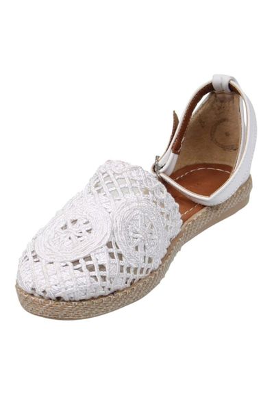 women's white sandals, Black