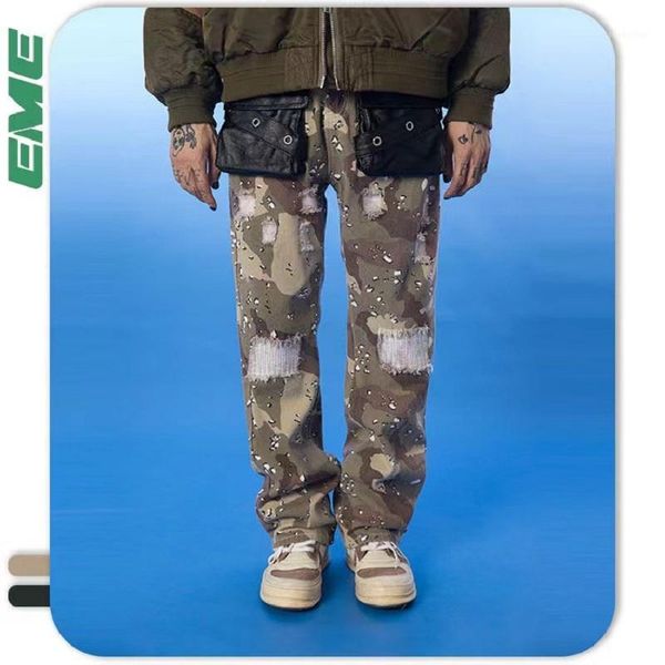 men's pants autumn desert camouflage sewing patchwork pu leather pocket casual, Black
men's pants autumn desert camouflage sewing patchwork pu leather pocket casual, Black