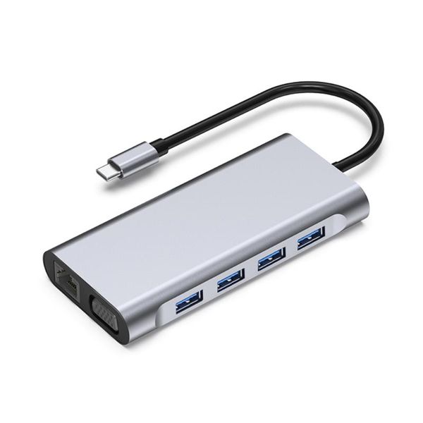 hubs usb c hub 11 in 1 aluminum multiport adapter 3.1 type to 3.0 2.0 4k -compatible vga pd rj45 3.5mm jack tf card
hubs usb c hub 11 in 1 aluminum multiport adapter 3.1 type to 3.0 2.0 4k -compatible vga pd rj45 3.5mm jack tf card