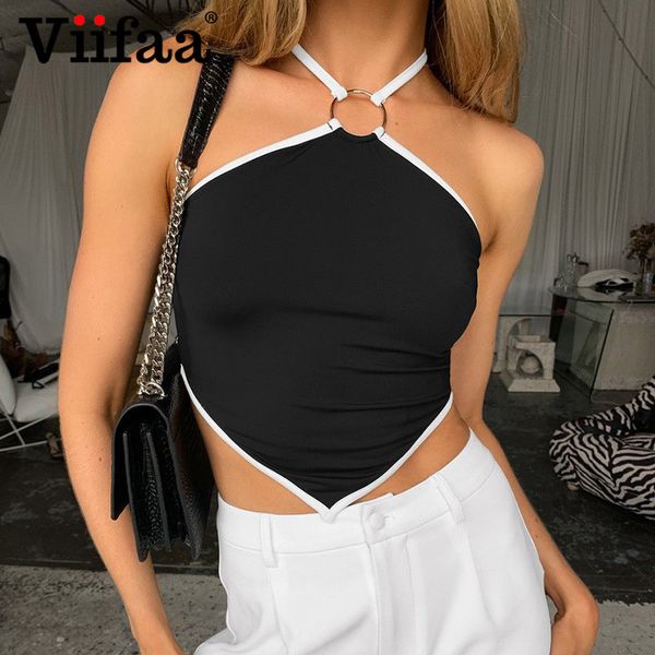 viifaa contrast binding y2k fashion clothes o-ring detail crop vacation streetwear women summer black tanks camis swimwear bath, Black;gray
viifaa contrast binding y2k fashion clothes o-ring detail crop vacation streetwear women summer black tanks camis swimwear bath, Black;gray
