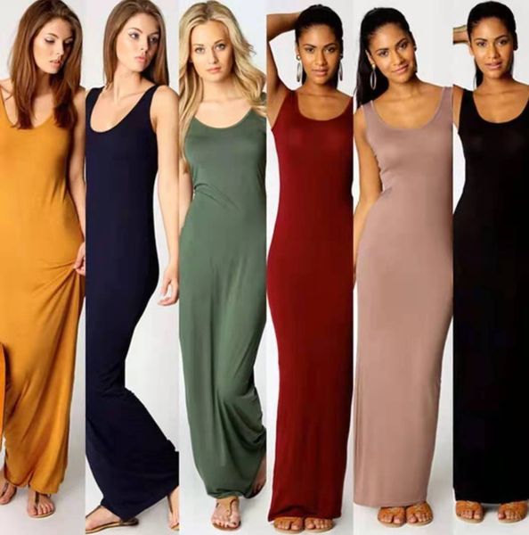 stylish women vest tank maxi dress silk stretchy casual summer long dresses sleeveless backless lady dress clothing f052, Black;gray
stylish women vest tank maxi dress silk stretchy casual summer long dresses sleeveless backless lady dress clothing f052, Black;gray