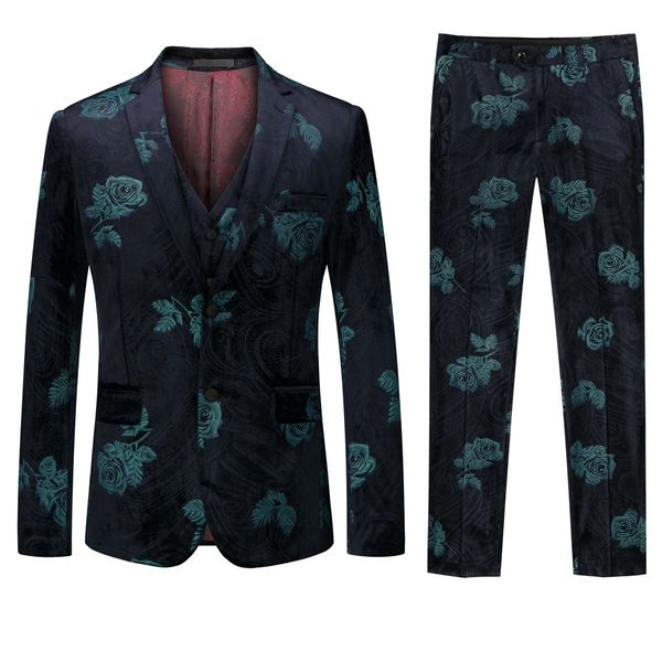 fashion suits men's business gentleman pattern man evening three piece professional, White;black
fashion suits men's business gentleman pattern man evening three piece professional, White;black