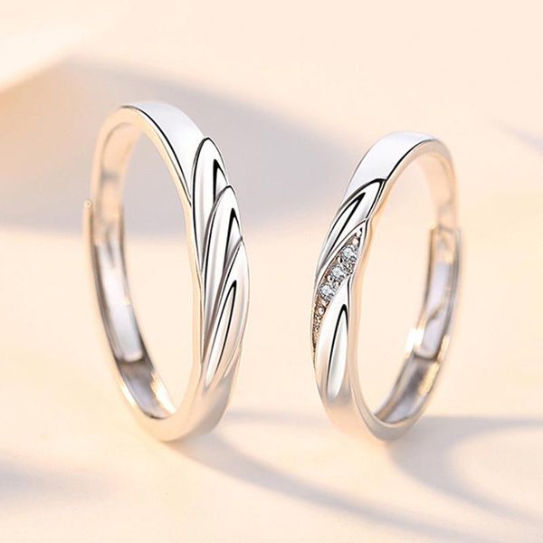 wedding rings sterling silver partner ring nickel adjustable size couple with exquisite packaging, Slivery;golden
wedding rings sterling silver partner ring nickel adjustable size couple with exquisite packaging, Slivery;golden