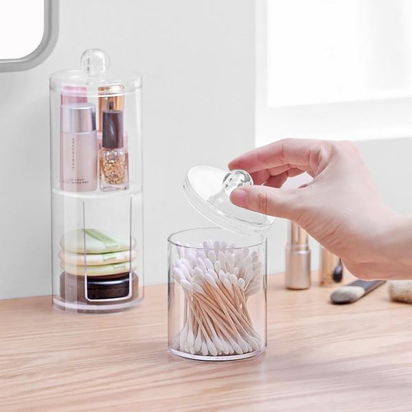 1pcs acrylic multifunctional round container cosmetic makeup cotton pad organizer jewelry storage box holder and candy jars boxes & bins
1pcs acrylic multifunctional round container cosmetic makeup cotton pad organizer jewelry storage box holder and candy jars boxes & bins