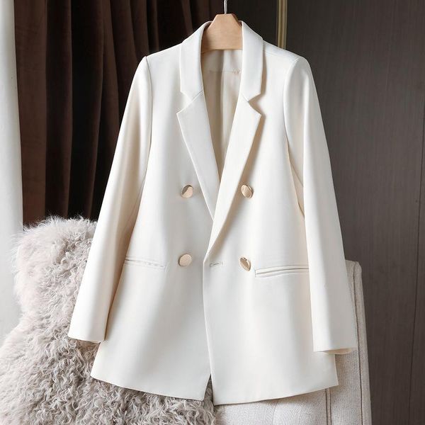 women's suits & blazers spring autumn korean loose casual suit jacket women british style ol white black ladies blazer coats d391
women's suits & blazers spring autumn korean loose casual suit jacket women british style ol white black ladies blazer coats d391