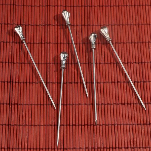forks 5pcs stainless steel cocktail spears creative fruit salad picks dessert fork for party bar (teardrop)
forks 5pcs stainless steel cocktail spears creative fruit salad picks dessert fork for party bar (teardrop)