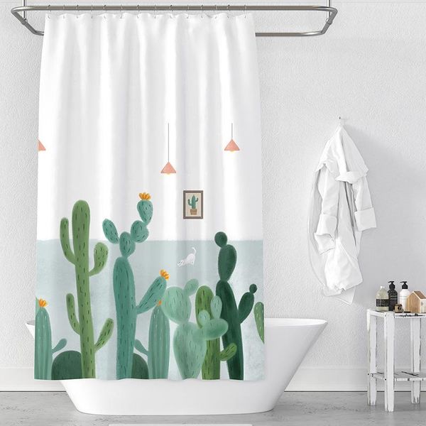 cactus digital printing shower curtain polyester waterproof bathroom decor plant simple nordic style curtains
cactus digital printing shower curtain polyester waterproof bathroom decor plant simple nordic style curtains