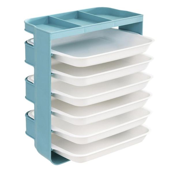 hooks & rails drawer design 6 layers kitchen organizer wall mounted side tray rack (green)
hooks & rails drawer design 6 layers kitchen organizer wall mounted side tray rack (green)