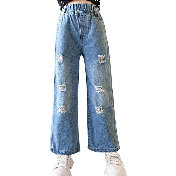 jeans kids girls ripped distressed denim pants washed straight leg baggy wide-leg trousers 6 8 10 12 14 years, Blue
jeans kids girls ripped distressed denim pants washed straight leg baggy wide-leg trousers 6 8 10 12 14 years, Blue