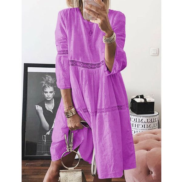20215xl 2021 new women elegant embroidered lace dress white female splicing dress floral hollow out loose casual party vestidos bg74, Black;gray
20215xl 2021 new women elegant embroidered lace dress white female splicing dress floral hollow out loose casual party vestidos bg74, Black;gray