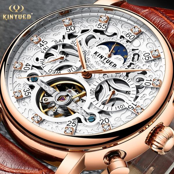 wristwatches watch men skeleton automatic mechanical montre homme leather man watches top, Slivery;brown
wristwatches watch men skeleton automatic mechanical montre homme leather man watches top, Slivery;brown