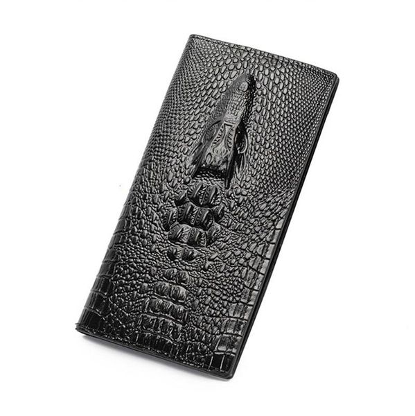 wallets fashion crocodile pattern men's wallet casual long leather purse business male clutch bag passport phone money coin card holder, Red;black
wallets fashion crocodile pattern men's wallet casual long leather purse business male clutch bag passport phone money coin card holder, Red;black