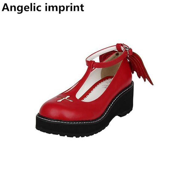 angelic imprint woman mori girl lolita cosplay shoes lady mid heels wedges pumps women princess dress party angel 47, Black
angelic imprint woman mori girl lolita cosplay shoes lady mid heels wedges pumps women princess dress party angel 47, Black