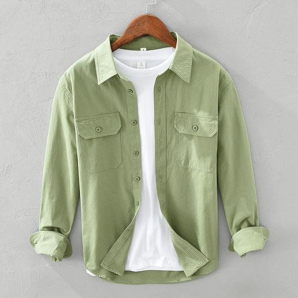 men's casual shirts 205 vintage button down for men pure cotton turn-down collar long sleeve shirt male solid regular clothes, White;black
men's casual shirts 205 vintage button down for men pure cotton turn-down collar long sleeve shirt male solid regular clothes, White;black