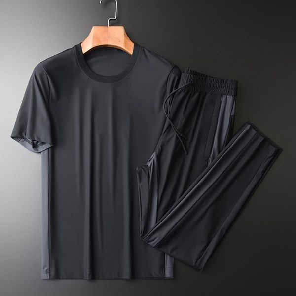 men's tracksuits summer mens sets (t-shirt+pants) luxury round collar patchwork casual sport man tracksuit fashion elastic waist men pa, Gray
men's tracksuits summer mens sets (t-shirt+pants) luxury round collar patchwork casual sport man tracksuit fashion elastic waist men pa, Gray