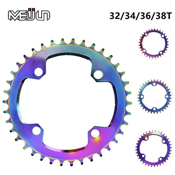 bike heels & chainwheels meijun 32/34/36/38t chainring bicycle narrow wide single speed chainwheel aluminum alloy 104mm bcd 4 nail
bike heels & chainwheels meijun 32/34/36/38t chainring bicycle narrow wide single speed chainwheel aluminum alloy 104mm bcd 4 nail