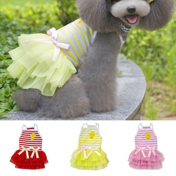 dog apparel summer breathable pet dogs dress puppy fashion lace splicing bow decoration mixed color striped vest skirt clothes
dog apparel summer breathable pet dogs dress puppy fashion lace splicing bow decoration mixed color striped vest skirt clothes