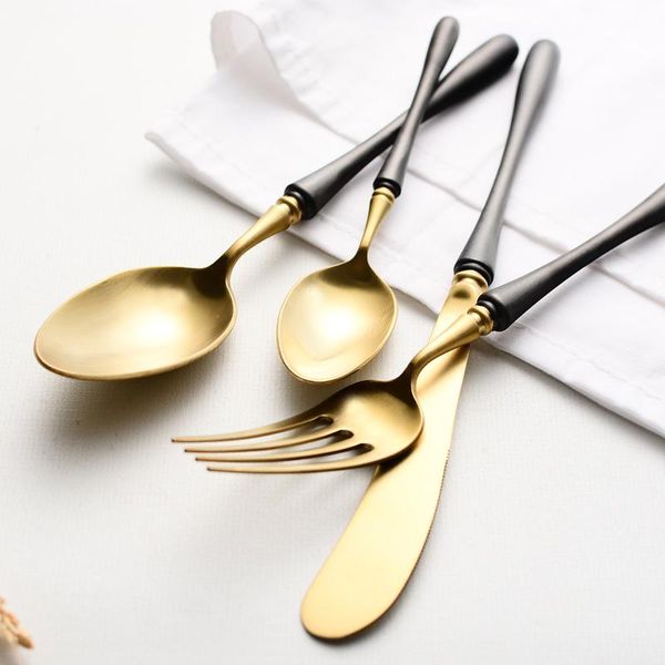 dinnerware sets vintage luxury golden tableware cutlery 24pcs steel dining knives forks teaspoons set western dinner
dinnerware sets vintage luxury golden tableware cutlery 24pcs steel dining knives forks teaspoons set western dinner