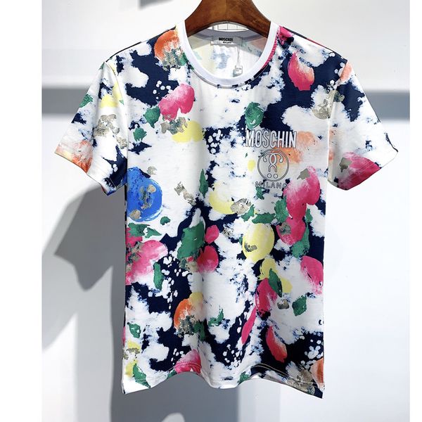 High quality summer fashion men's T-shirt color pattern short-sleeved cotton top black and white M-3XL, White;black
High quality summer fashion men's T-shirt color pattern short-sleeved cotton top black and white M-3XL, White;black
