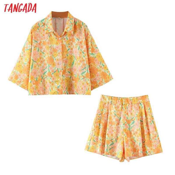 women yellow floral print tracksuit pleated shirt suit 2 pieces sets blouse shorts suits 3z80 210416, White
women yellow floral print tracksuit pleated shirt suit 2 pieces sets blouse shorts suits 3z80 210416, White