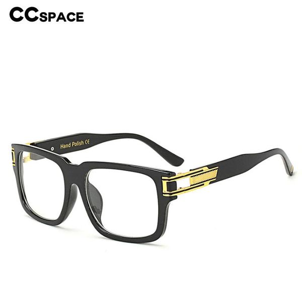 su139 luxury men's square retro glasses transparent metal fashion frame sunglasses frames, Black
su139 luxury men's square retro glasses transparent metal fashion frame sunglasses frames, Black