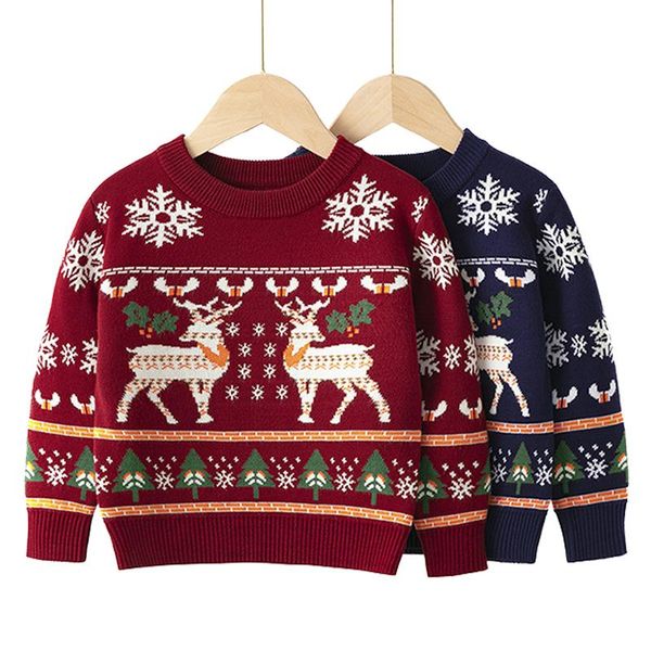 pullover autumn winter boys girls sweaters kids sweater baby boy clothing knit warm christmas elk print long sleeve children clothes, Blue
pullover autumn winter boys girls sweaters kids sweater baby boy clothing knit warm christmas elk print long sleeve children clothes, Blue