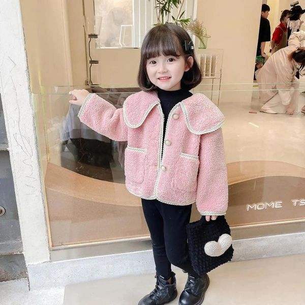 jackets 2-11 years girls lambswool jacket kids pink blue pearl button coat for cute children's outwear toddler winter clothes 6 8, Blue;gray
jackets 2-11 years girls lambswool jacket kids pink blue pearl button coat for cute children's outwear toddler winter clothes 6 8, Blue;gray