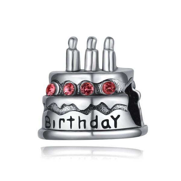 1pcs cute birthday cake pendant diy beads adapting to original pandora charm bracelet ladies jewelry making gifts, Silver
1pcs cute birthday cake pendant diy beads adapting to original pandora charm bracelet ladies jewelry making gifts, Silver