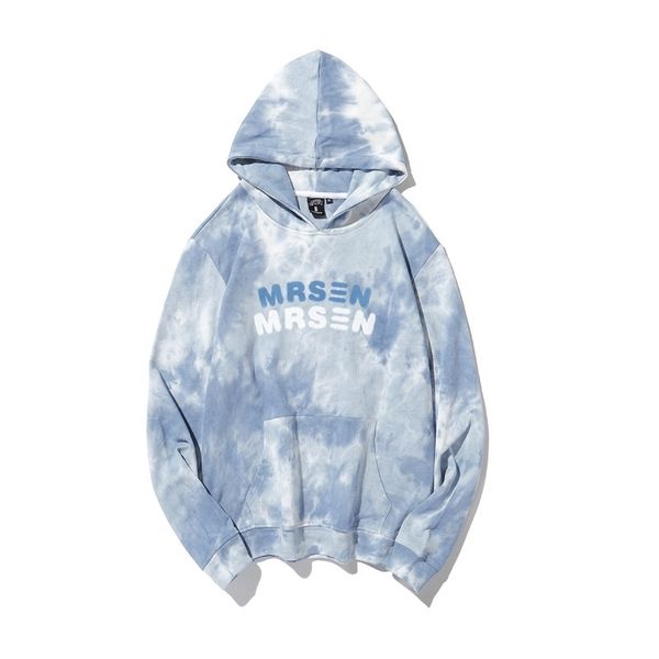 hooded pullover men's trend sweater tie dye sky blue hooded loose net red couple's top, Black
hooded pullover men's trend sweater tie dye sky blue hooded loose net red couple's top, Black
