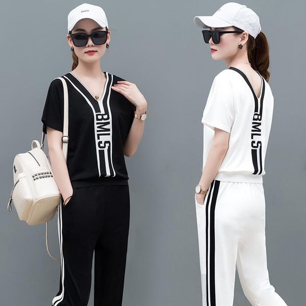 fashion sports suit summer large womens tracksuits size leisure running tracksuit youth clothing short sleeve two piece set, Gray
fashion sports suit summer large womens tracksuits size leisure running tracksuit youth clothing short sleeve two piece set, Gray