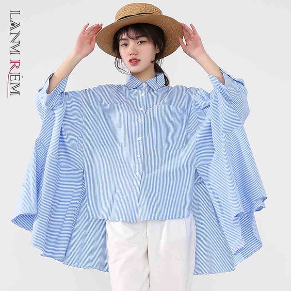 spring summer fashion oversize striped shirt for women long sleeve tide batwing large size blouse yh891 210507, White
spring summer fashion oversize striped shirt for women long sleeve tide batwing large size blouse yh891 210507, White
