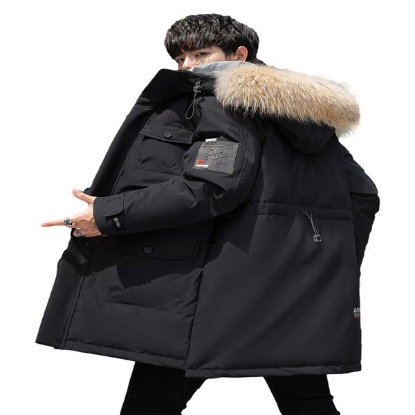 men's medium long down et, famous br windbreaker, coat, et and winter coat, Black
men's medium long down et, famous br windbreaker, coat, et and winter coat, Black
