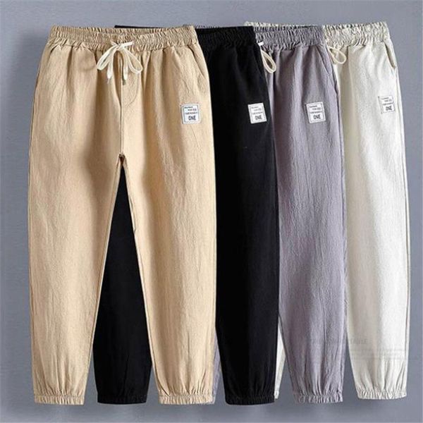 men's pants cotton linen men spring summer casual cargo harem chic bottoms fashion streetwear loose jogging trousers, Black
men's pants cotton linen men spring summer casual cargo harem chic bottoms fashion streetwear loose jogging trousers, Black